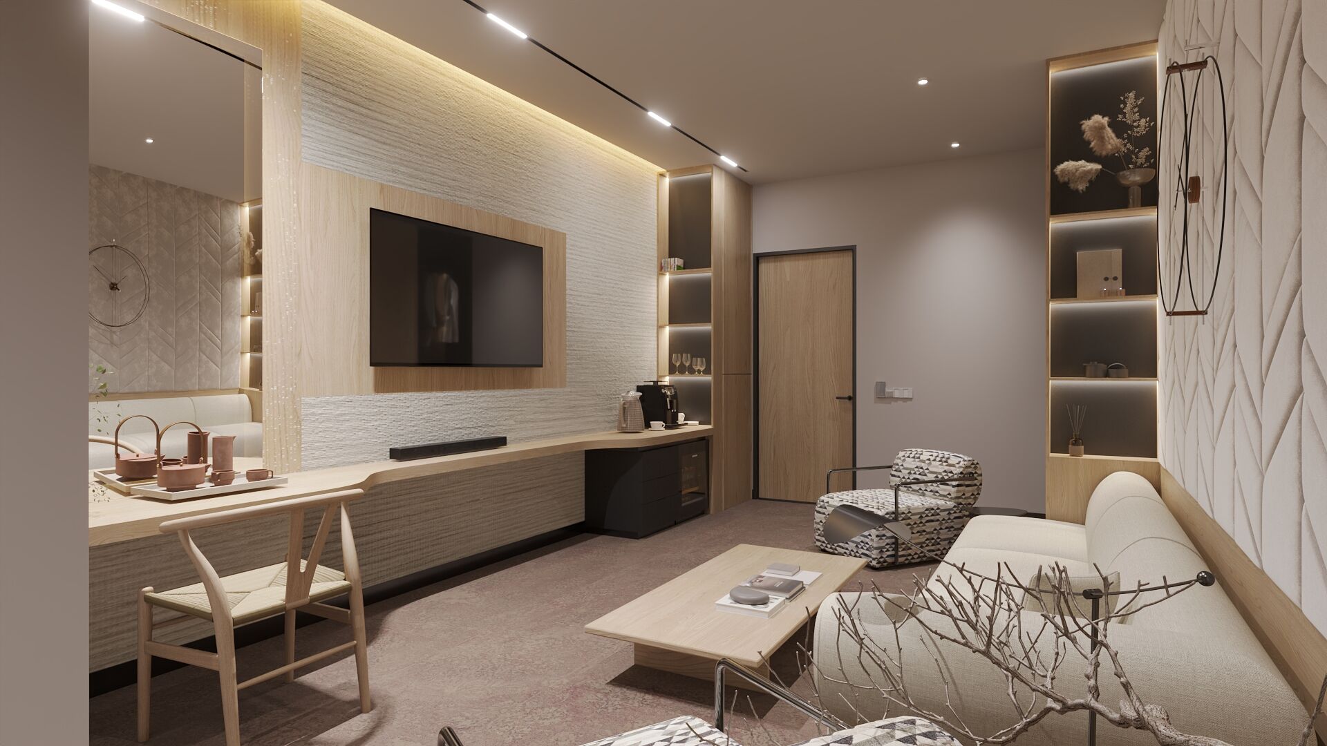 Buong Disenyo ng Hotel Suite ng EKAR FURNITURE para sa Saudi Arabia: Luho na Angkop sa Estilo ng Hospitality ng Saudi