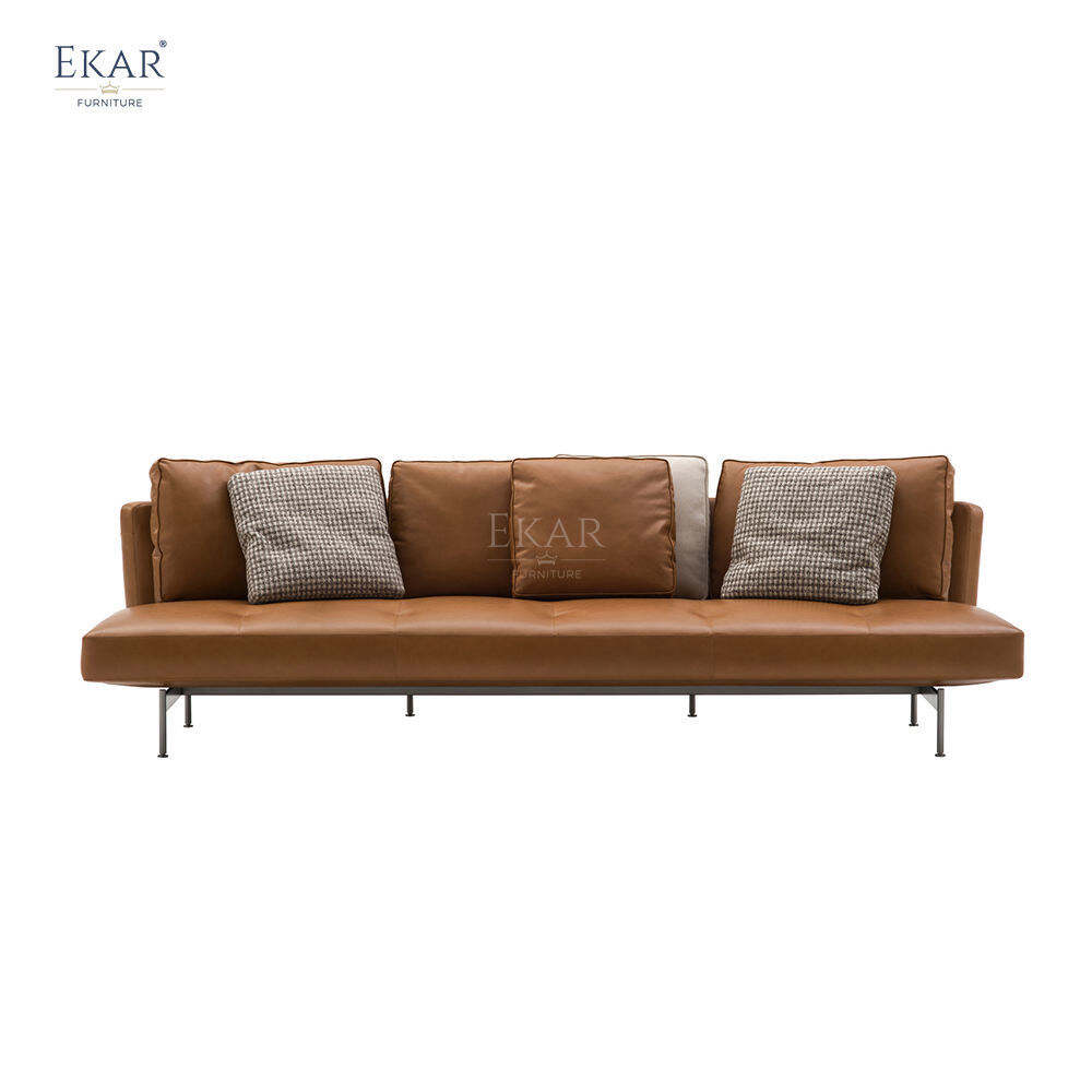 Solid Wood and Metal Frame Sofa: Premium Quality, Stylish Living Room Furniture