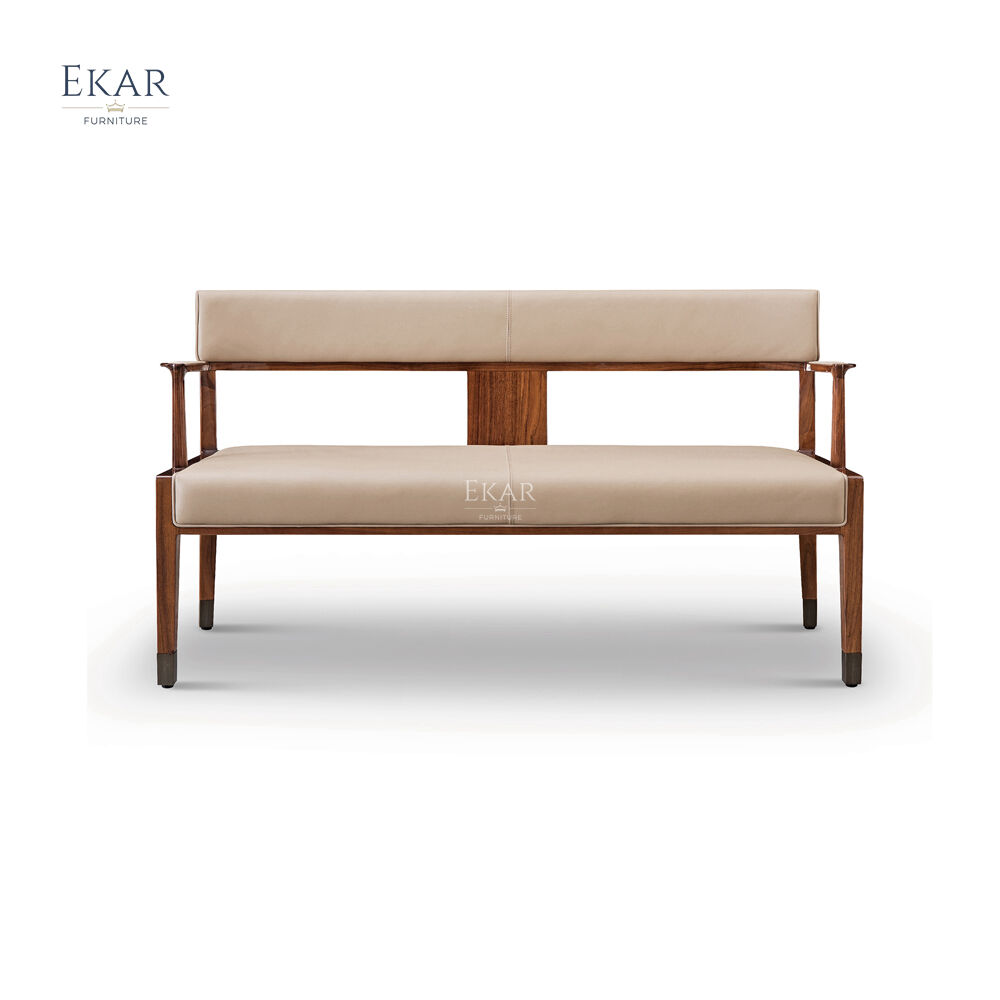 EKAR FURNITURE modern furniture simple chair wooden single multiple seat leisure chair