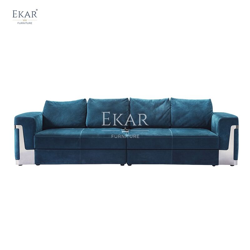 New design modern furniture practical living room sofa with armrest cabinet