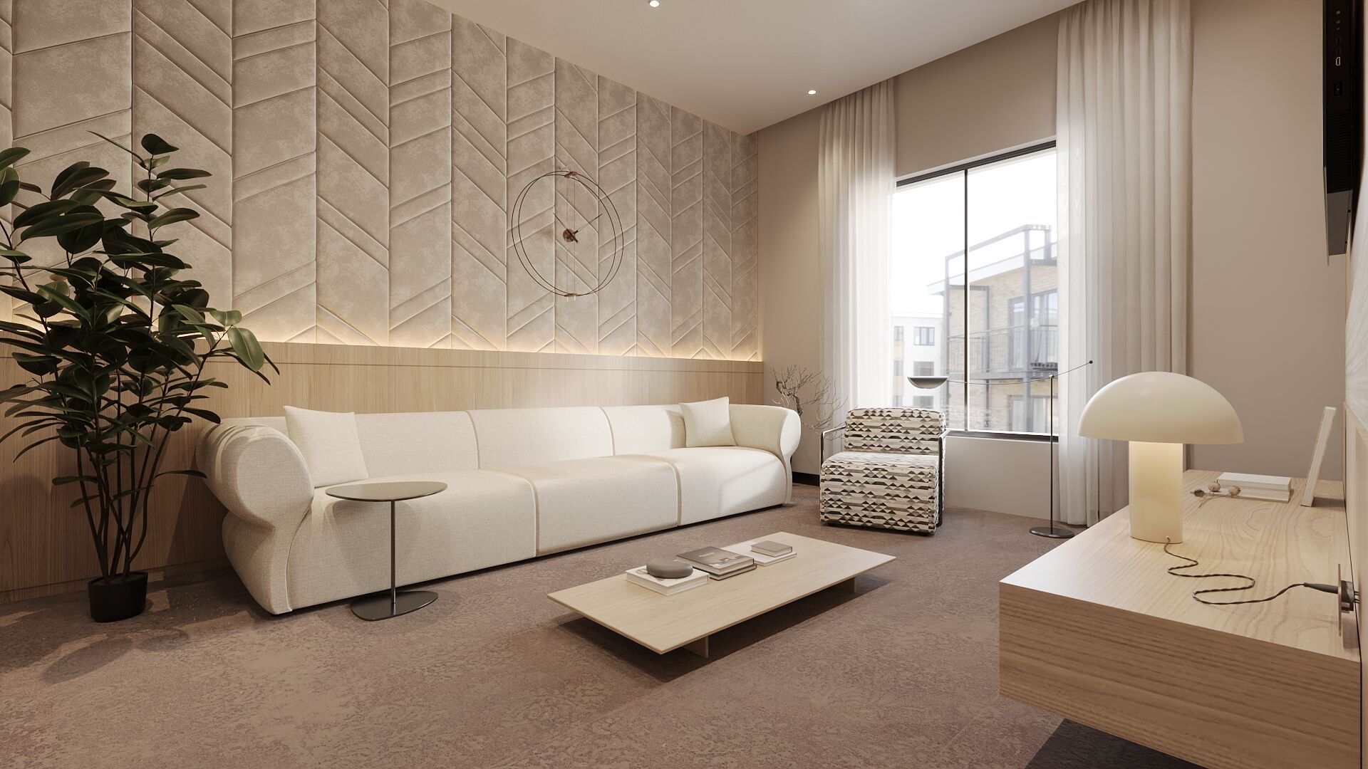 Titular: Apto para un rey: diseño del interior de una suite real saudí