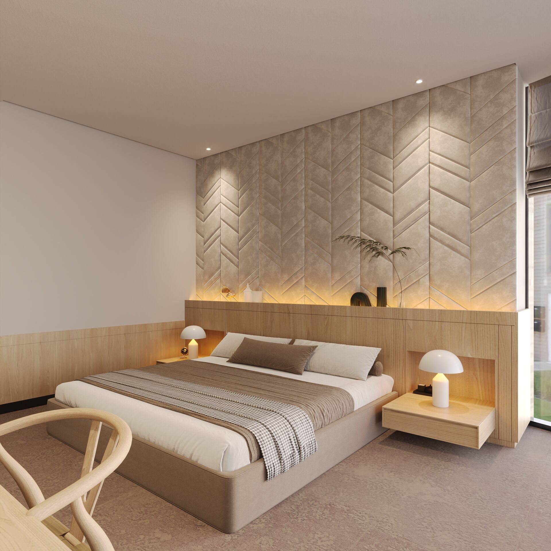 Titular: Apto para un rey: diseño del interior de una suite real saudí