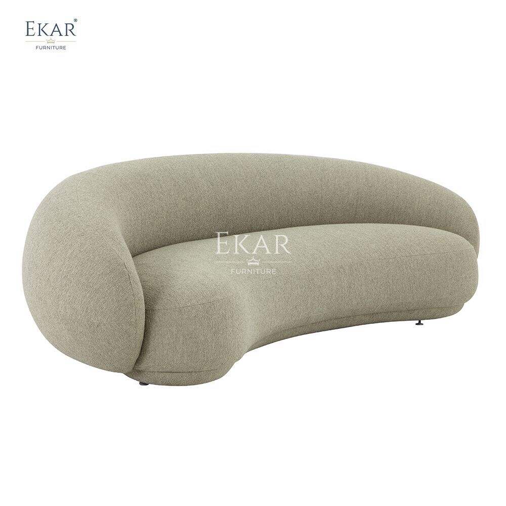 New design luxury sofa Curved Crescent-Shaped High-Density Foam Sofa for Modern Living Spaces designer sofa l