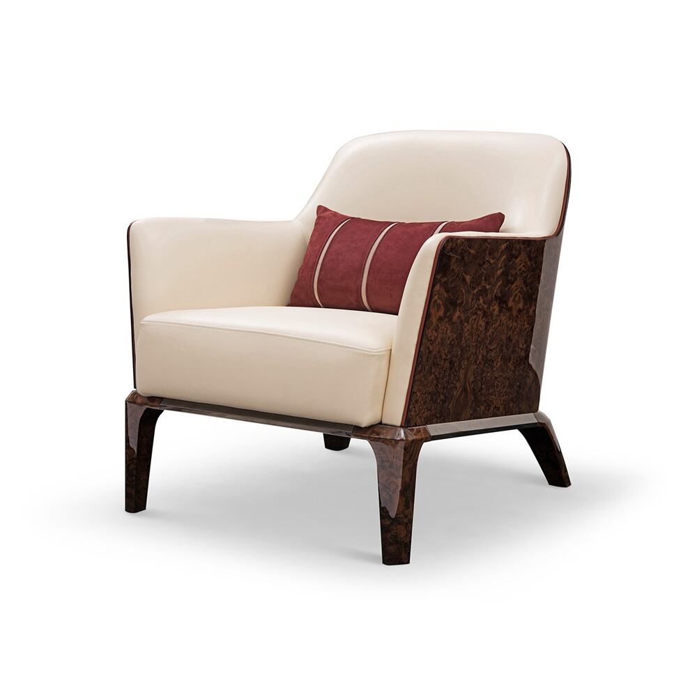 Bentwood & Wood Veneer Lounge Chair - Curved Comfort