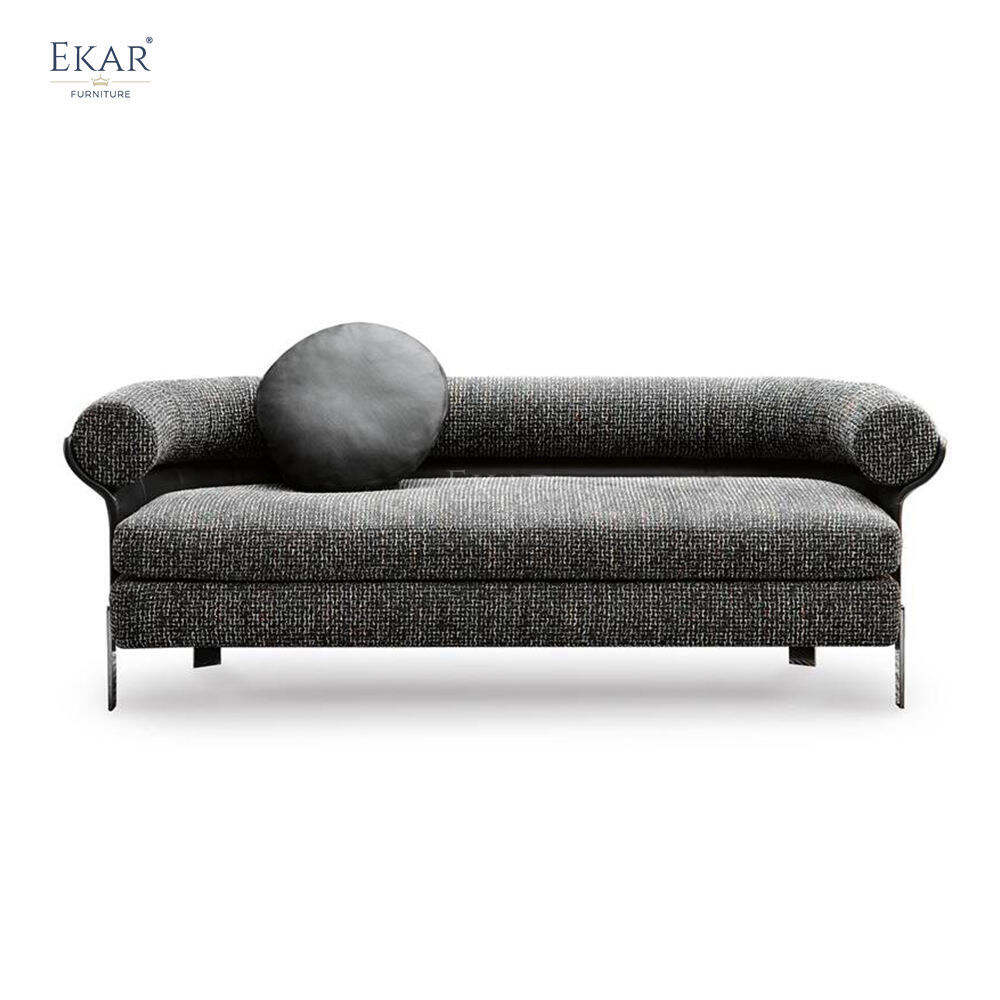 New design Three-Seater Sofa with Sturdy Metal Legs: Modern Comfort for Your Living Room;designer sofa