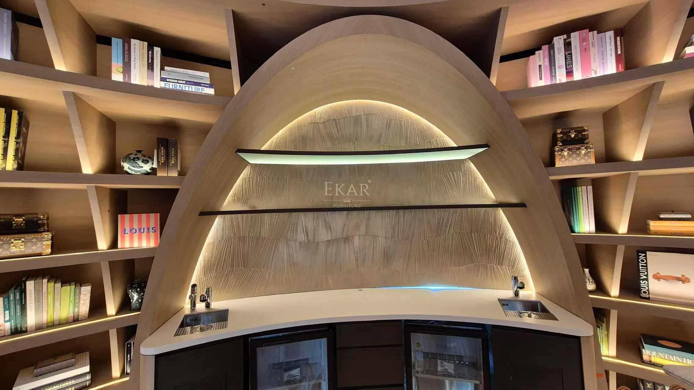 EKAR FURNITURE's Coffee Shop Project in South Korea: Where Design Meets Delight