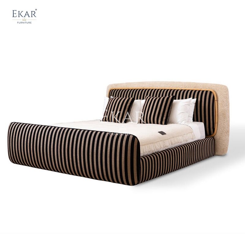 New design Luxury King Size bed | designer bed - Comfortable Upholstered Soft Bed for Elegant Bedrooms