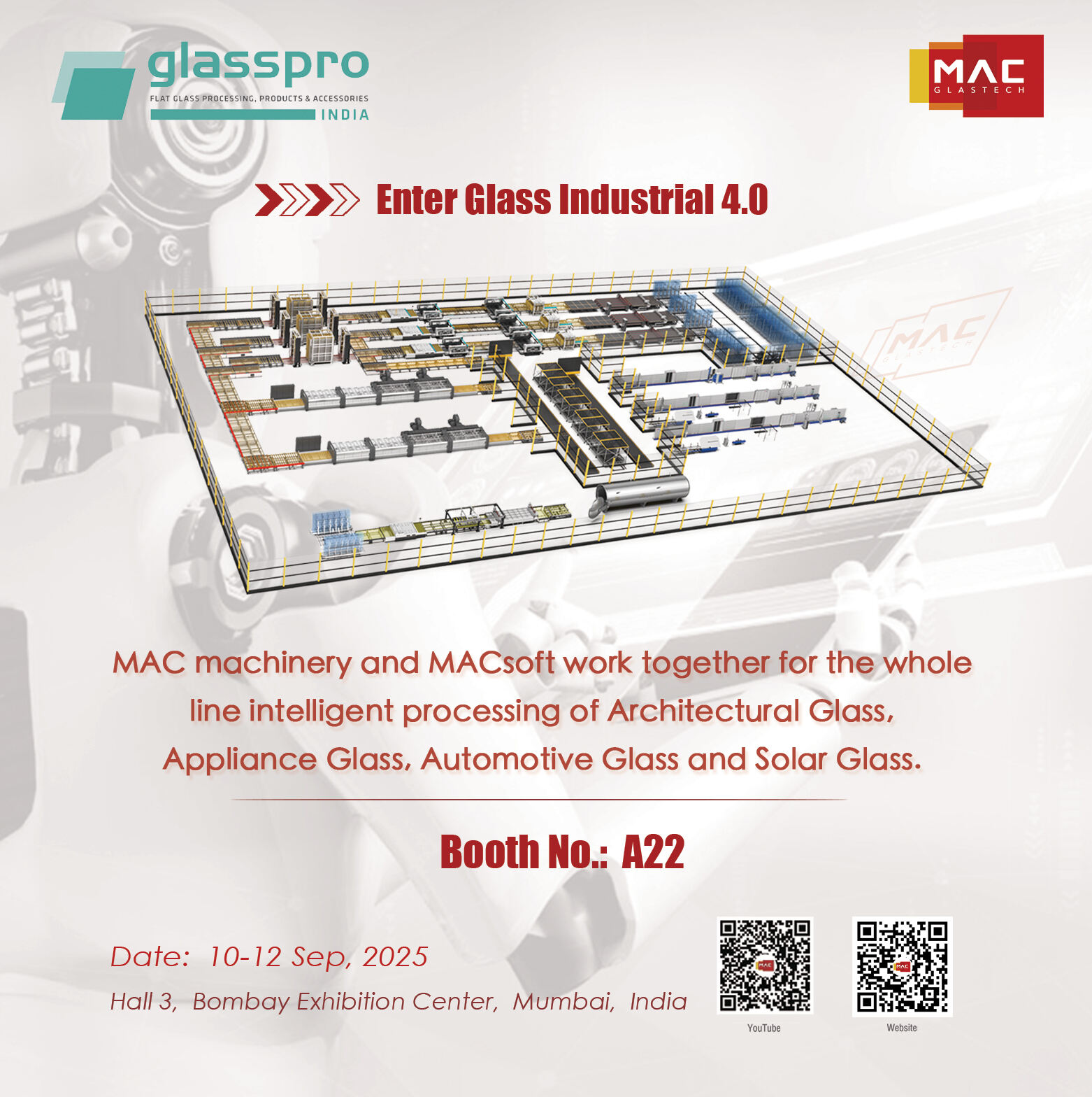 MACGLASTECH TO PARTICIPATE IN IN GLASS PRO MUMBAI 2025