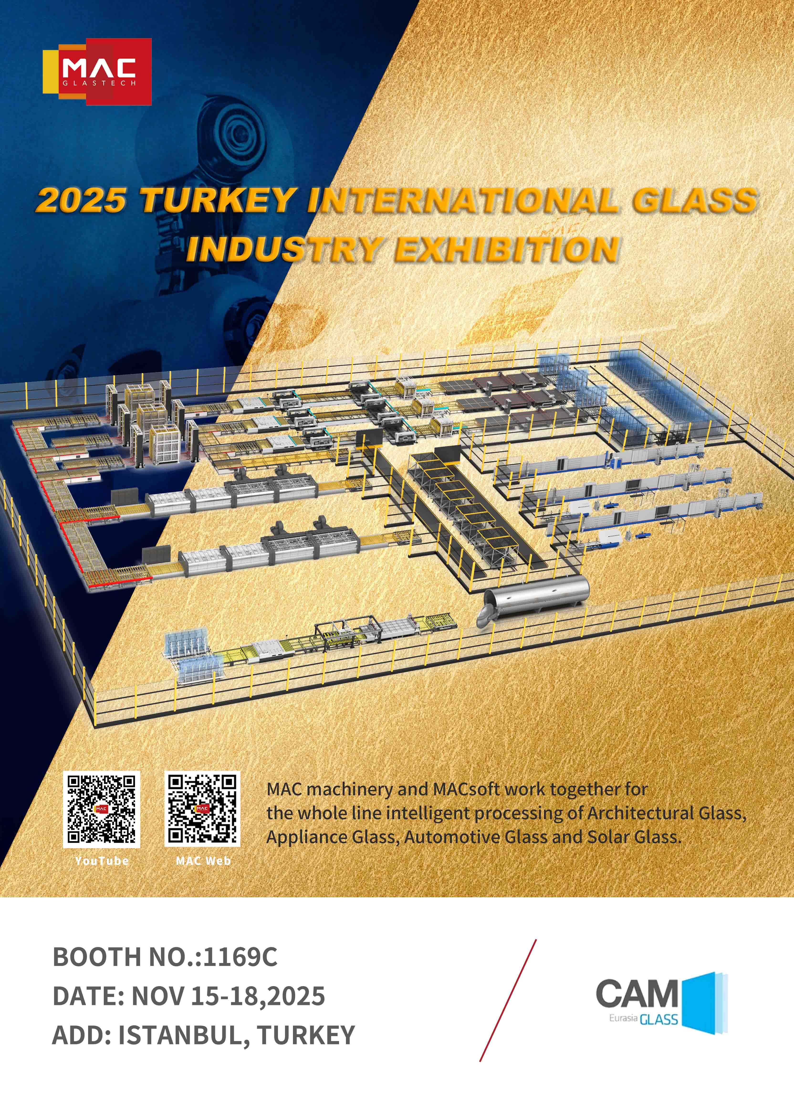 MAC Invita Cordialmente a Visitar el Stand 1169C en Glass Tech Turkey 2025