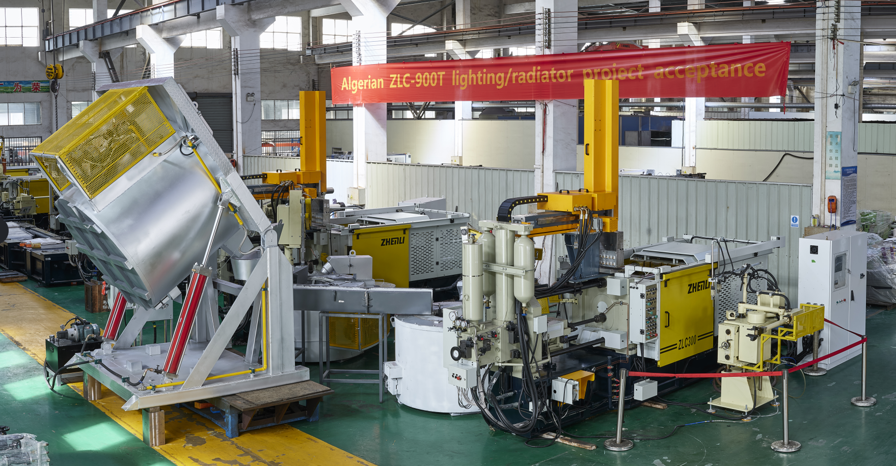 Is cold chamber die casting machine fit for mass production?
