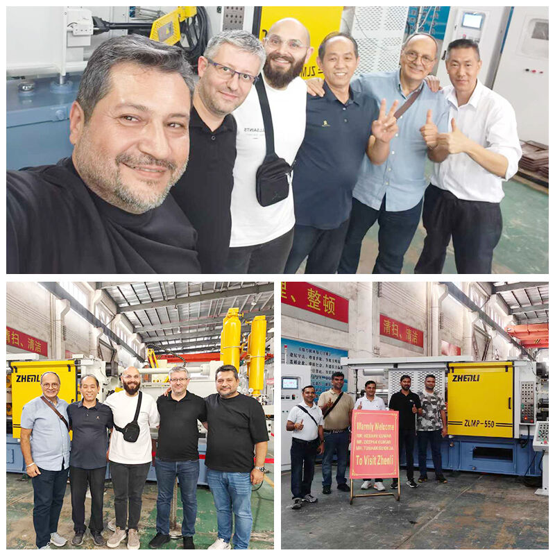 Turkish customers  inspect equipment