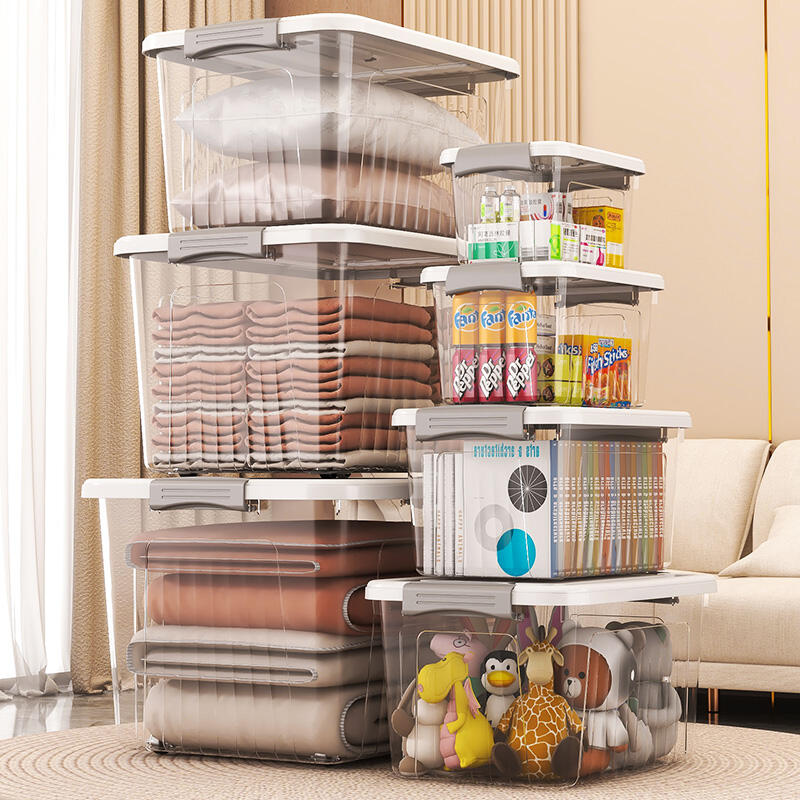 Transparent storage box