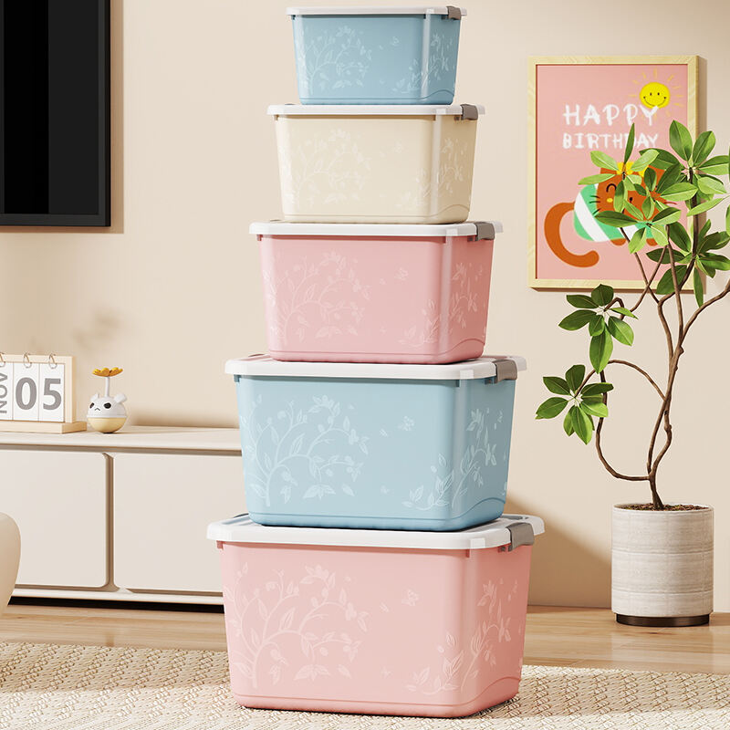 Premium Lockable Plastic Storage Box for Secure Organization