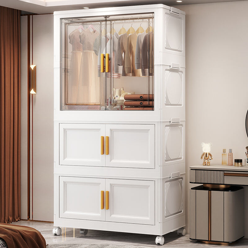 Light Luxury·Double Door Integrated Folding Combination Wardrobe