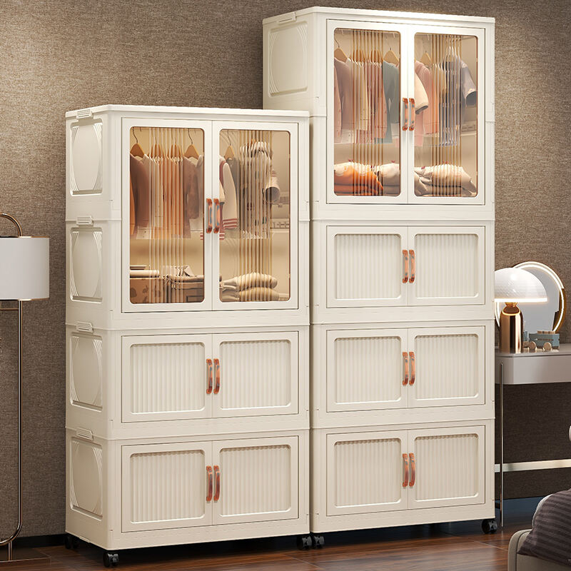 Folding Double Door Storage Cabinet