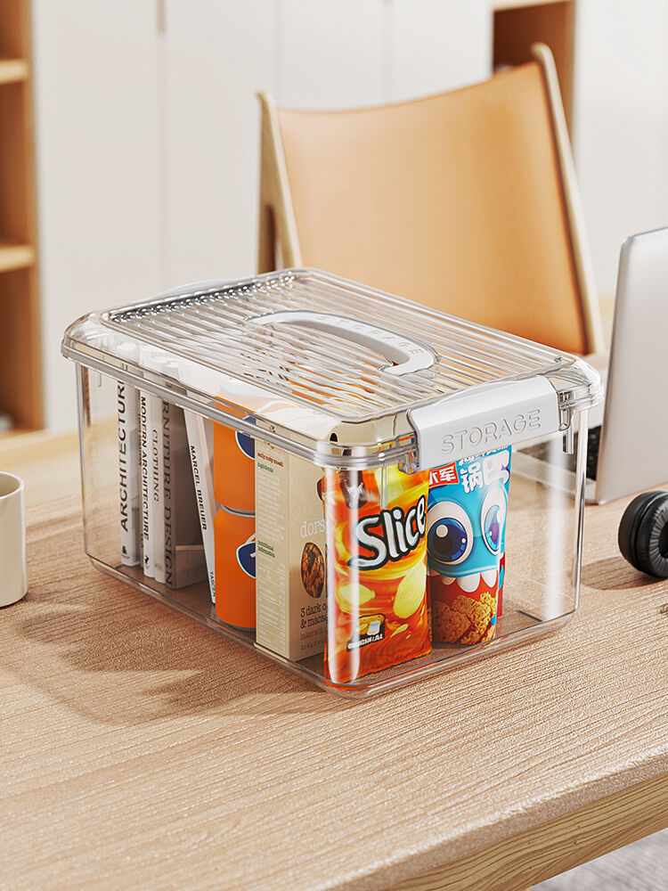 JW1081-1086 Factory Prices High Quality Storage Box Home Toys Snacks Plastic Clothes Organizer Storage Container with Lid Kitchen Office
