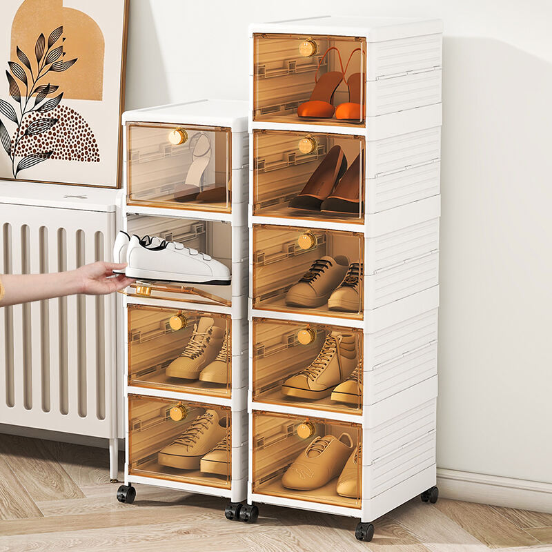 Entdecken Sie das ultimative portable, faltbare Schuhschrank-System