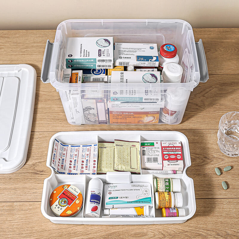 Boîte de rangement en plastique transparente – Solutions d'organisation polyvalentes