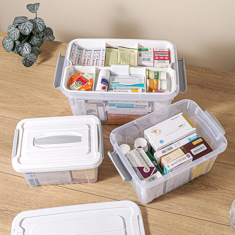 Boîtes de rangement en plastique transparentes premium pour chaque foyer