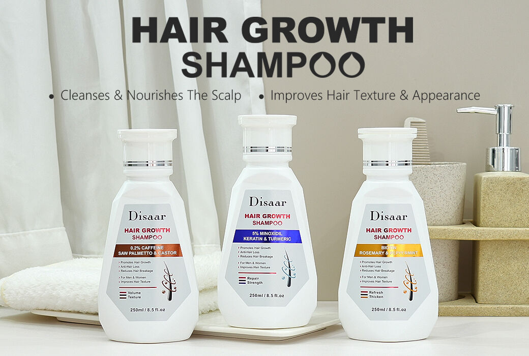 Disaar Hair Growth Shampoo Series for Anti-Hair Loss, Scalp Care and Fuller Hair Appearance Bulk Supply