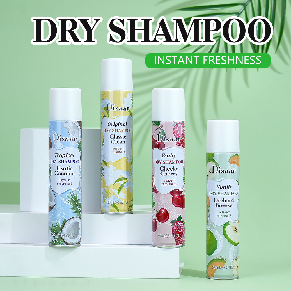 Disaar 200ml Dry Shampoo Spray Series Waterless Hair Refreshing Spray for Daily Oil Control