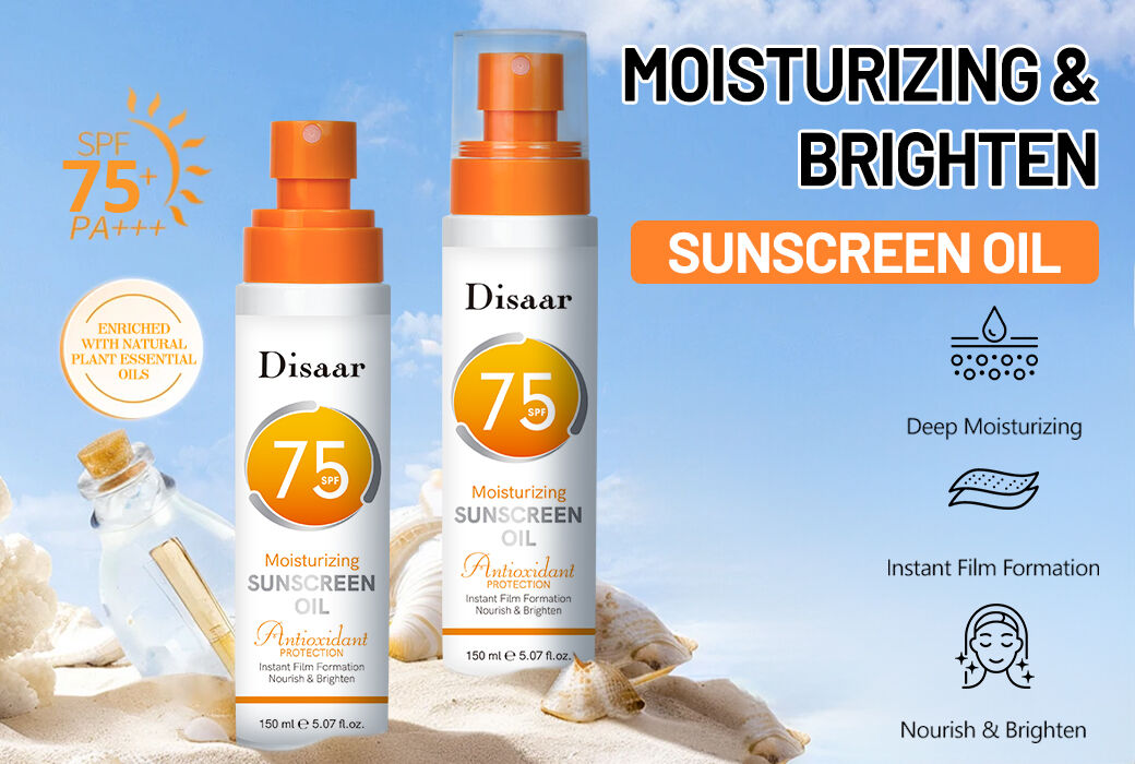 Disaar 150ml SPF 75 Moisturizing & Brighten Sunscreen Oil
