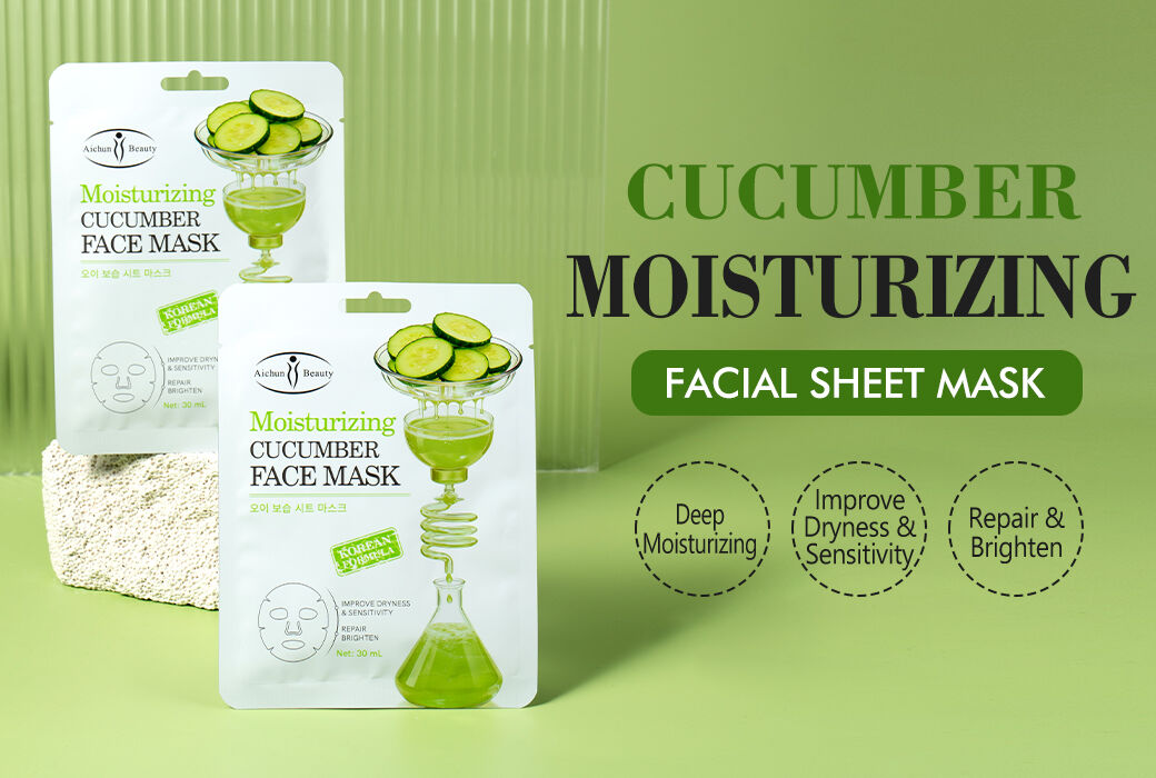 Aichun Beauty 30ML Cucumber Moisturizing Facial Sheet Mask For Dehydrated Skin