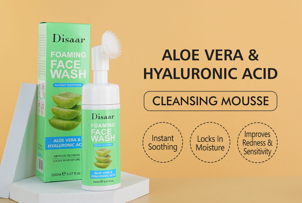 Disaar Aloe Vera & Hyaluronic Acid Cleansing Mousse (150ml)