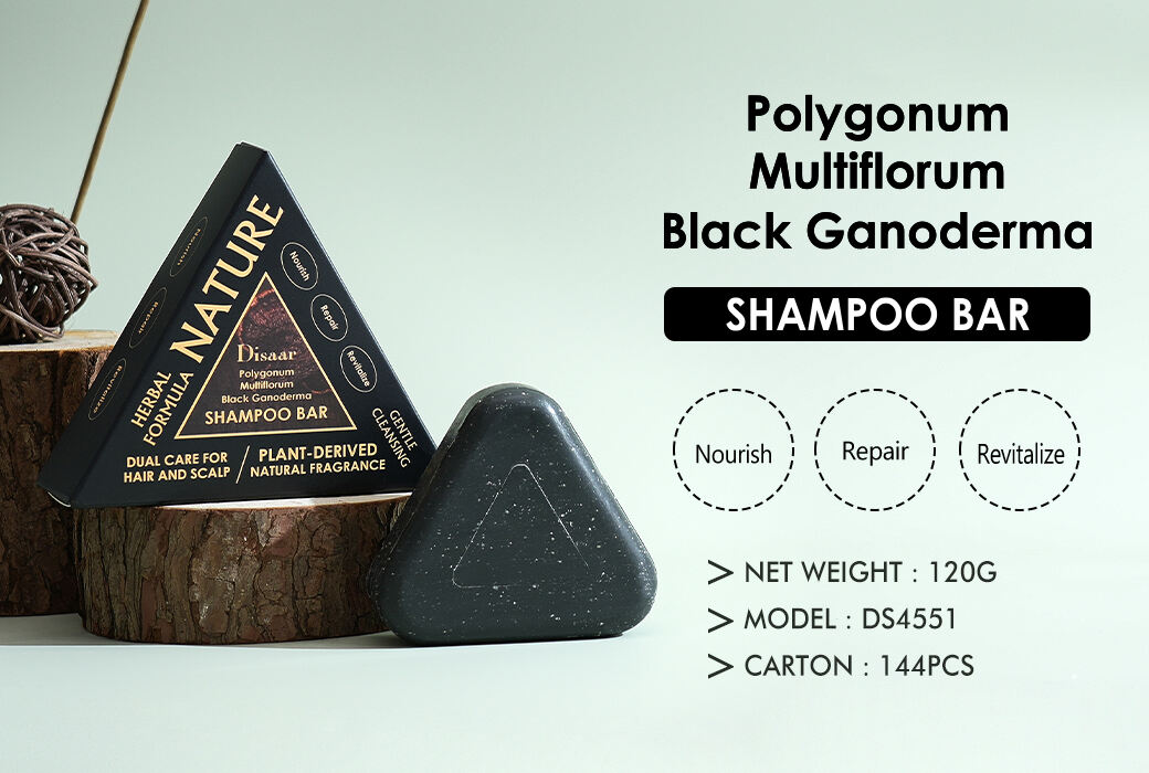 Disaar Polygonum Multiflorum & Black Ganoderma Shampoo Bar