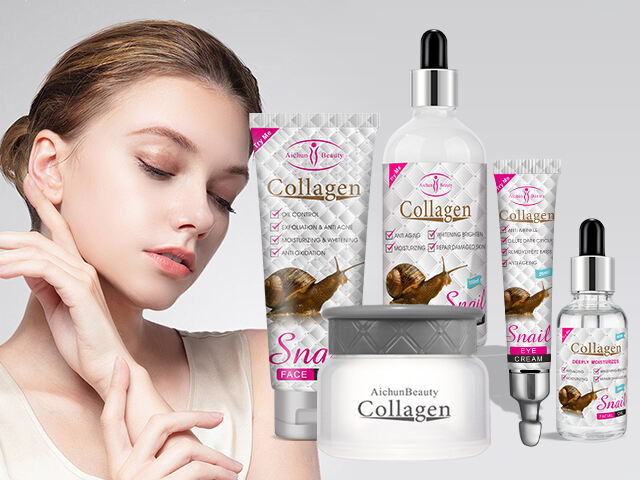 Aichun Beauty Collagen & Snail Skin Care Set- The Secret to Radiant Skin