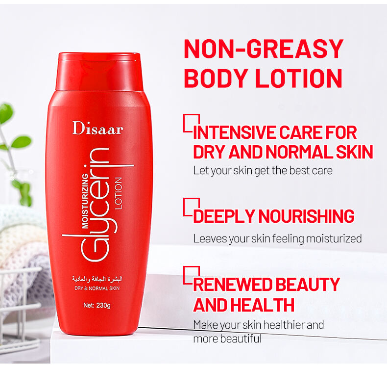 ds5214 disaar glycerin body lotion with chamomile extract   deep moisturizing  nourishing for dry skin 230g non greasy softens  hydrates-29