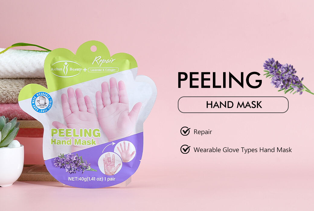 Aichun Beauty Lavender Peeling Hand Mask