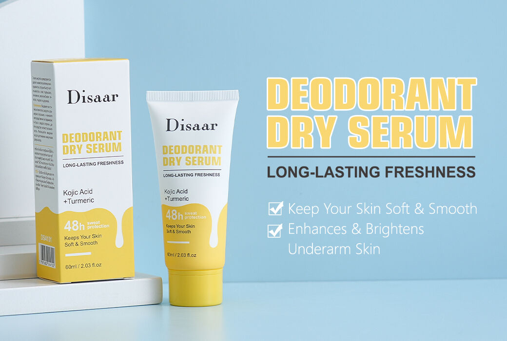 Disaar 60ML Kojic Acid & Turmeric Deodorant Dry Serum Brightening and softening underarm care