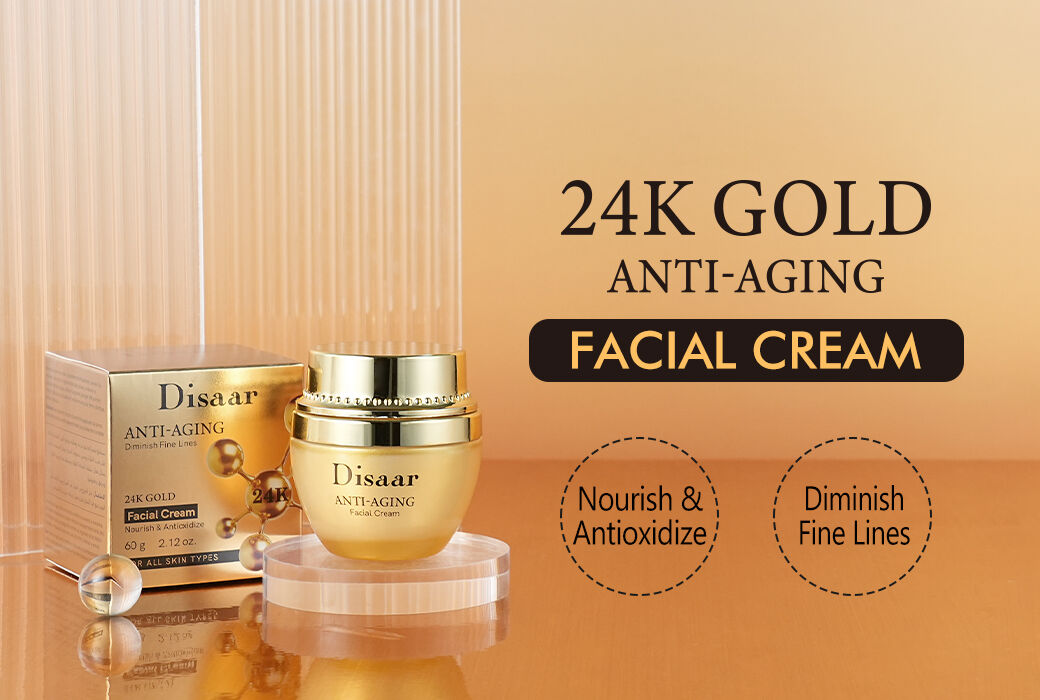 Disaar 24K Gold & Peptide & Grapeseed Oil Facial Cream