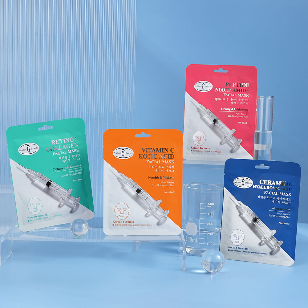 Mascarilla facial en hoja Aichun Beauty, serie de cuidado profesional de la piel