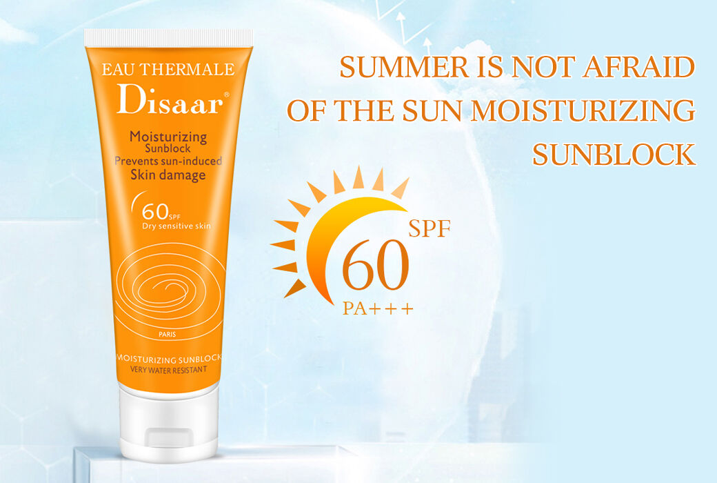 Disaar Moisturizing Sunblock Cream SPF 60 PA+++ Water Resistant Sunscreen