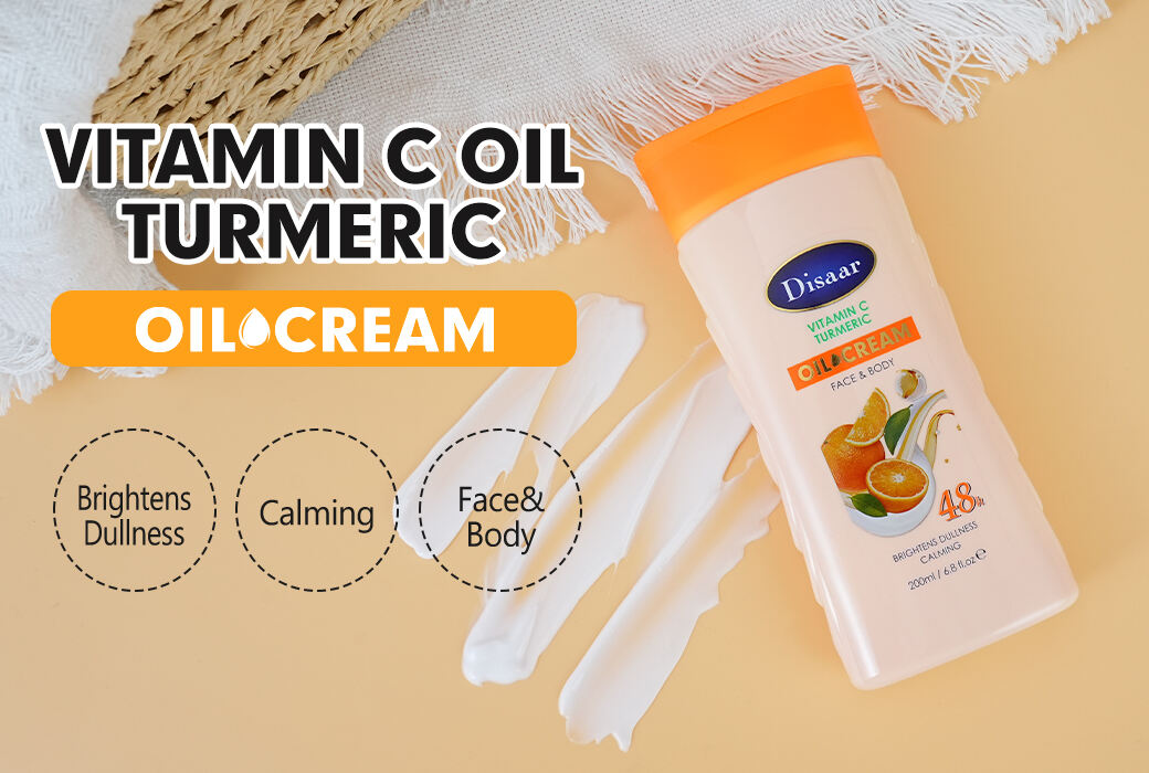 Disaar Vitamin C & Turmeric Brighten Oil-Cream