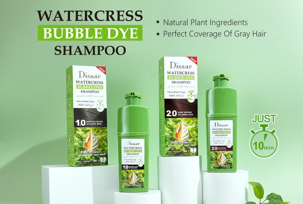 Disaar Watercress Bubble Dye Shampoo series