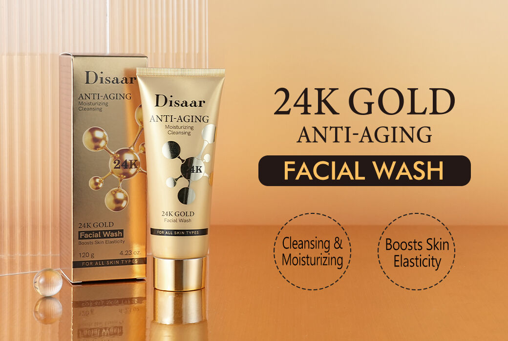 Disaar 24K Gold & Peptide & Hyaluronic Acid Facial Wash