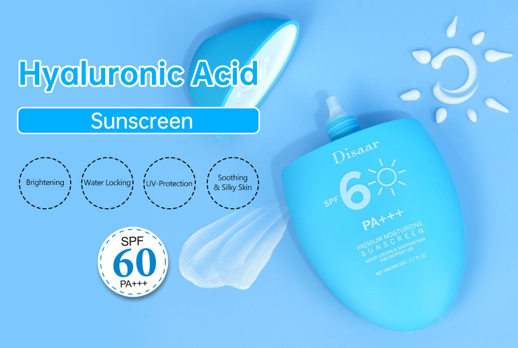 Disaar 50g Hyaluronic Acid Moisturizing Sunscreen SPF60 PA+++