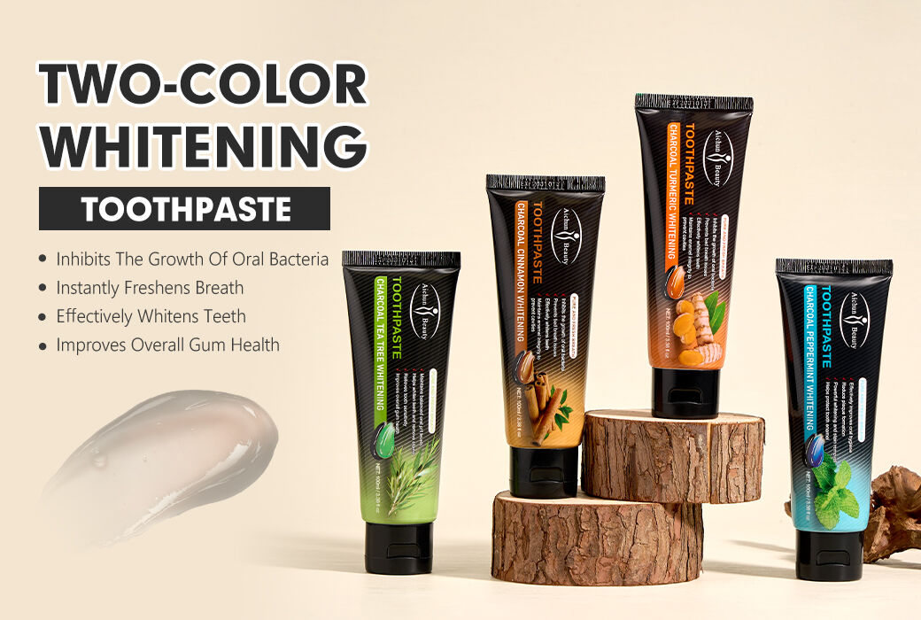 Aichun Beauty 100g Charcoal Whitening Toothpaste Series Wholesale Oral Care Products Manufacturer