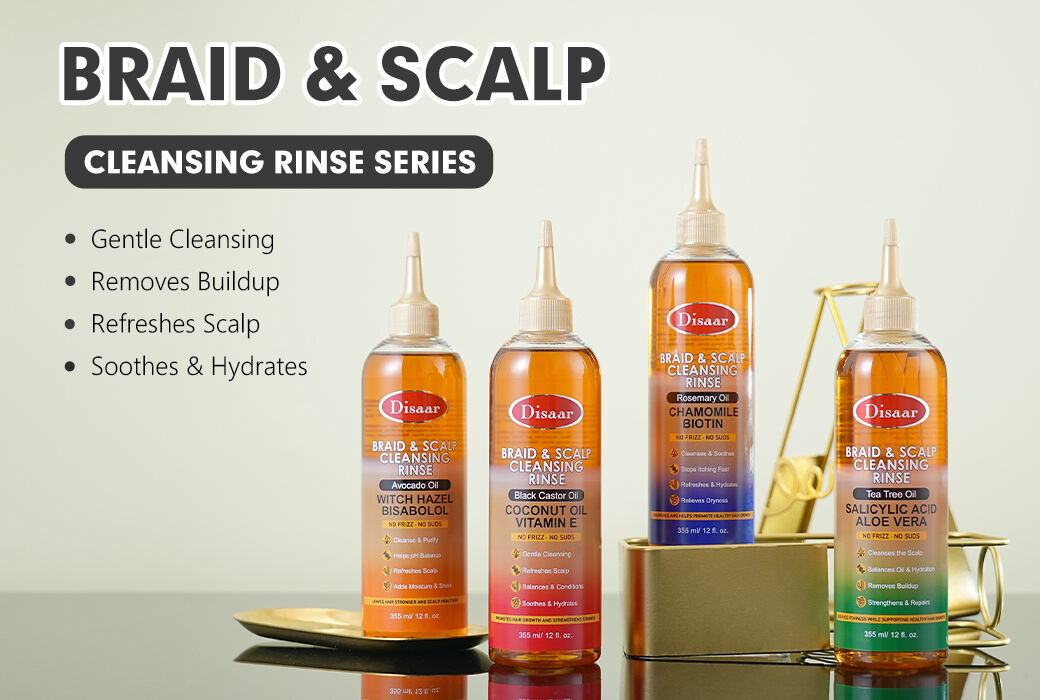 Disaar Braid and Scalp Cleansing Rinse Series for Braids Wigs and Protective Styles Wholesale