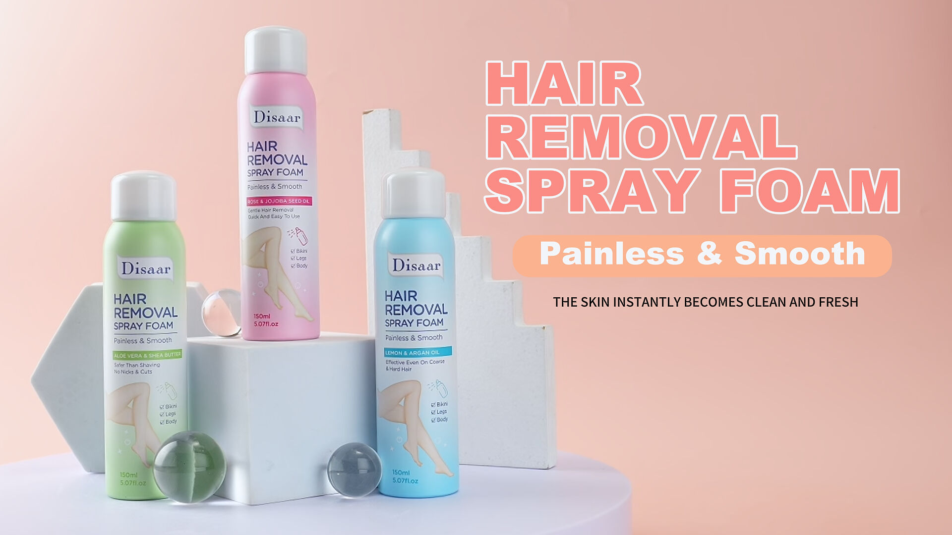Disaar Hair Removal Spray Foam
