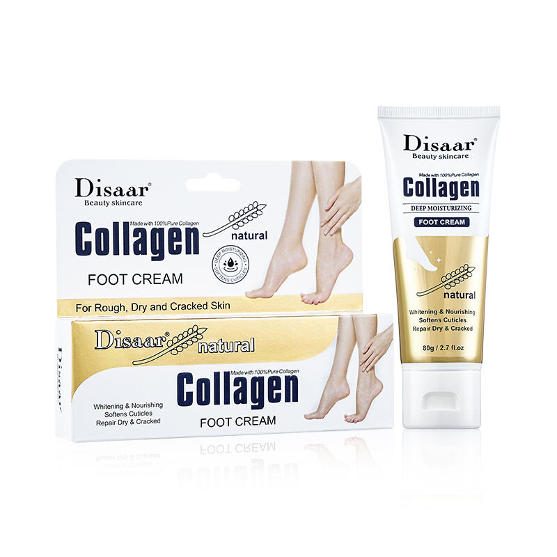 Disaar 100% Pure Collagen Deep Moisturizing Kojic Acid Whitening Repair Foot Cream for Cracked Heels High Heel Cocoon