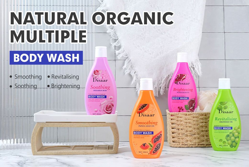 Disaar Body Wash Series Plant Based Moisturizing Body Cleanser for Daily Shower Use Bulk Supply