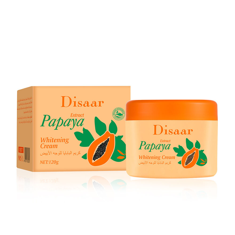 Producto de cuidado de la piel de papaya Disaar Nueva llegada con crema de vitamina E Loción Jabón Lavado facial para uso diario Crema blanqueadora para la cara  