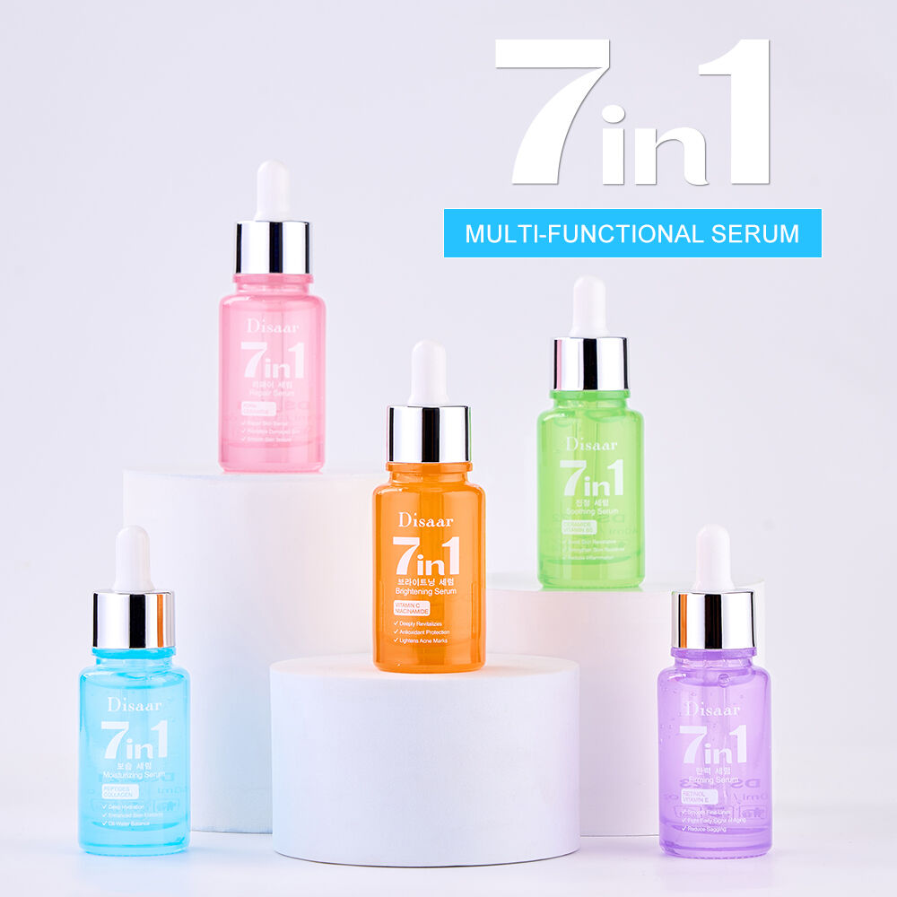 Disaar 7-in-1 Face Serum Series with Brightening Moisturizing Soothing Firming and Repair Care 40ml Dropper Facial Serum for Wholesale