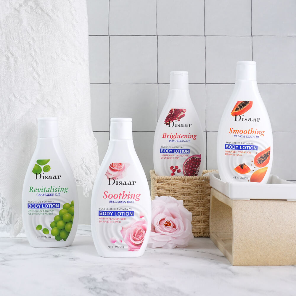Serie de loción corporal Disaar, suministro al por mayor para hidratación diaria del cuerpo y cuidado acondicionador de la piel