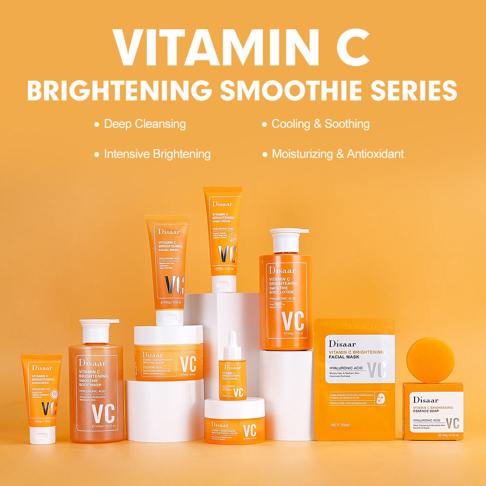 Disaar Vitamin C Brightening Smoothie Skin Care Series for Radiant and Hydrated Skin Wholesale Supply
