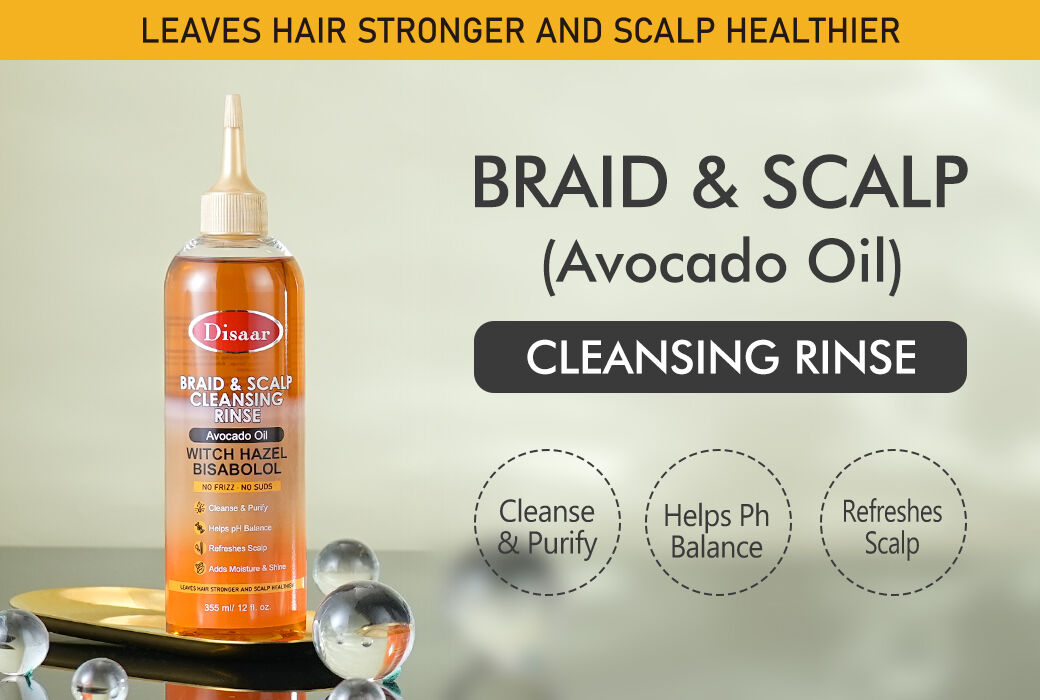 Disaar Avocado Oil Braid & Scalp Cleansing Rinse